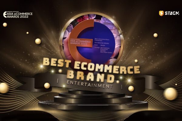 Asia eCommerce Awards 2022 มอบรางวัลเหรียญทองให้แก่ SEAGM ในหมวดหมู่ความบันเทิง